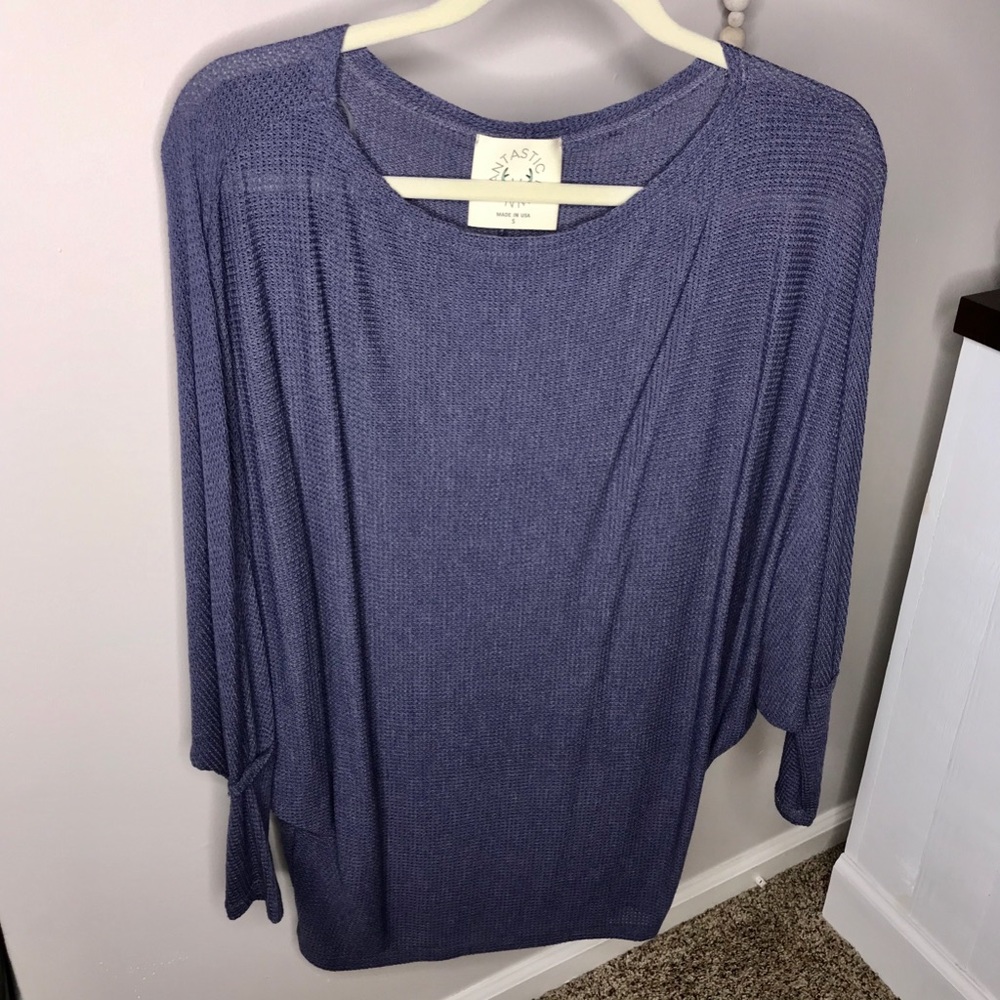 Navy oversized sweater